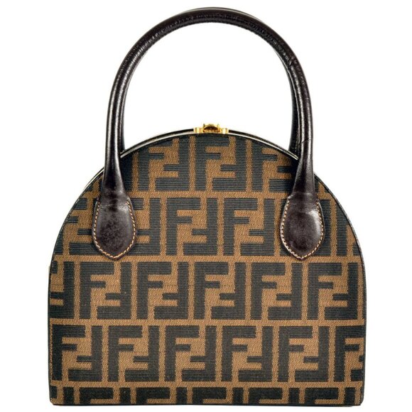 FENDI Brown Zucca Bag - Picture 1 of 8